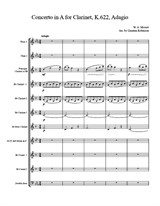Clarinet Concerto in A Major. Adagio